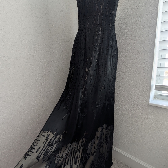 Vintage 100% Silk Beaded Sue Wong - Picture 15 of 15